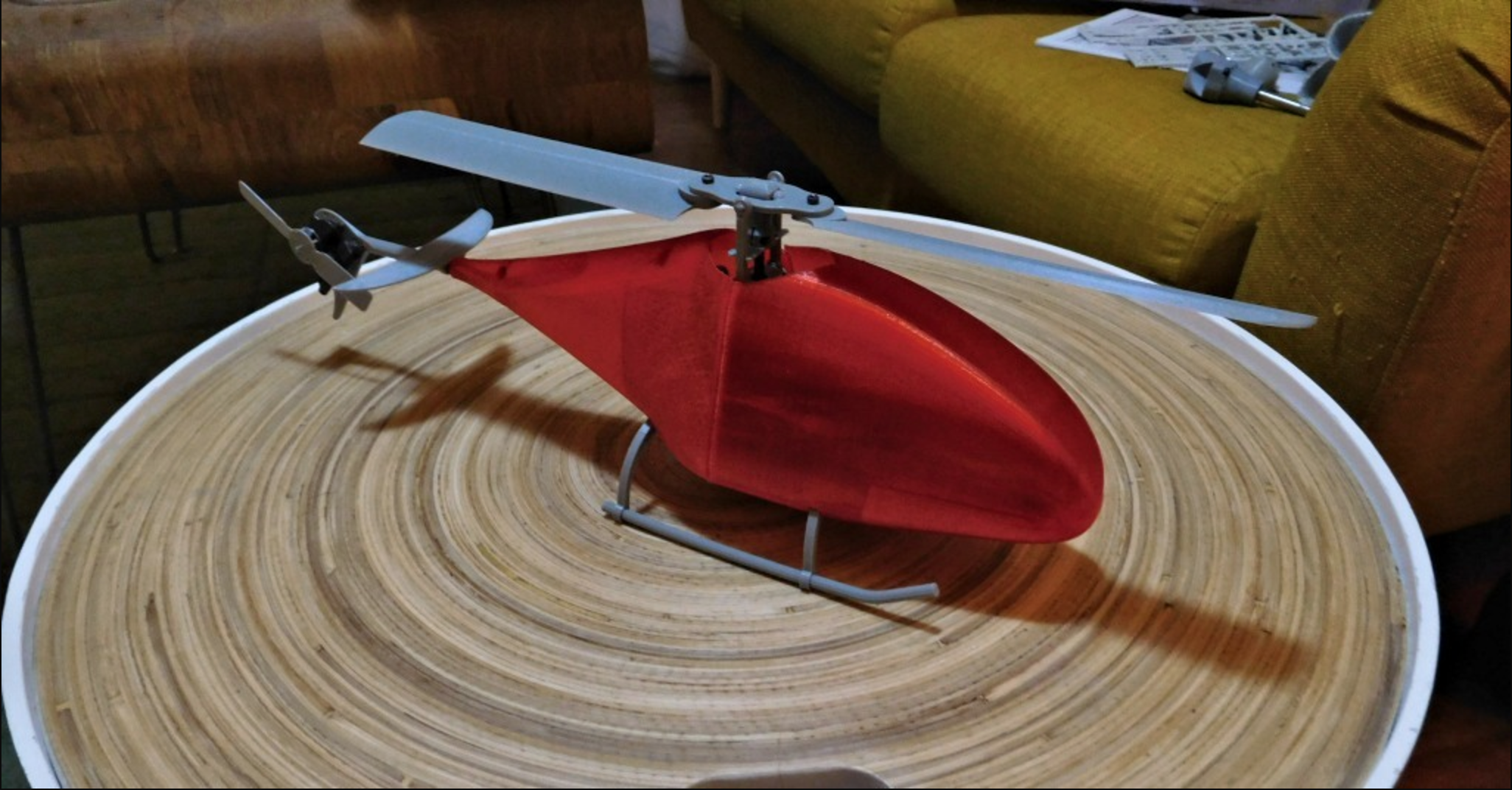 Download free STL file Fully Printable Fixed Pitch RC helicopter